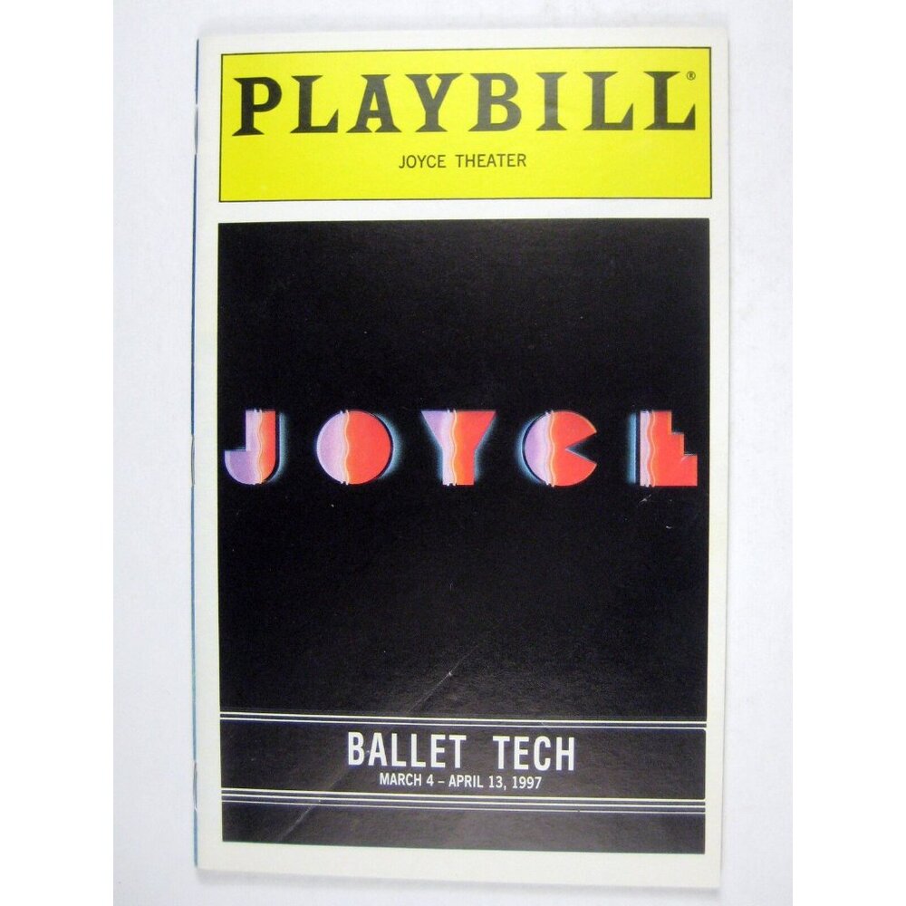 Ballet Tech Playbill 1997 Joyce Theater Juke Box Eliot Feld Alvarado Gibson